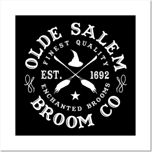 Wiccan Occult Witchcraft Salem Broom Company Posters and Art